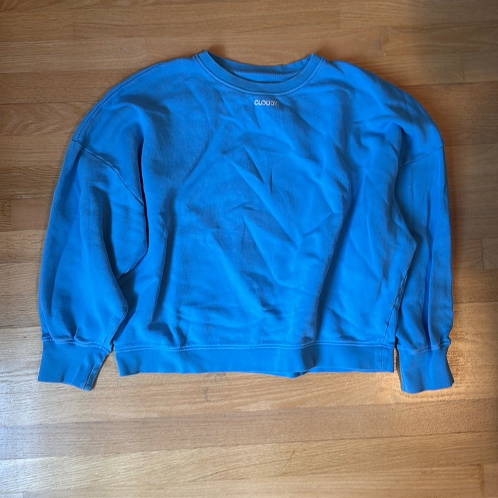 Oversized Cloudy Blue Sweatershirt